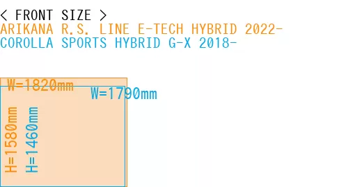 #ARIKANA R.S. LINE E-TECH HYBRID 2022- + COROLLA SPORTS HYBRID G-X 2018-